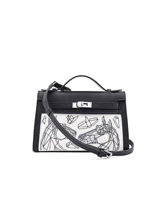 أيقون Women’s Structured Satchel Handbag